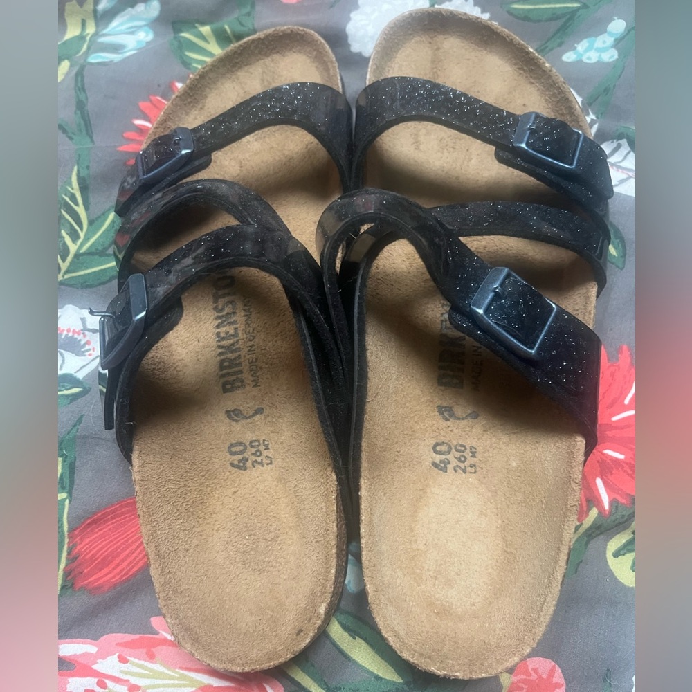 Birkenstock Salina Birko-Flor Magic Galaxy Black Womens